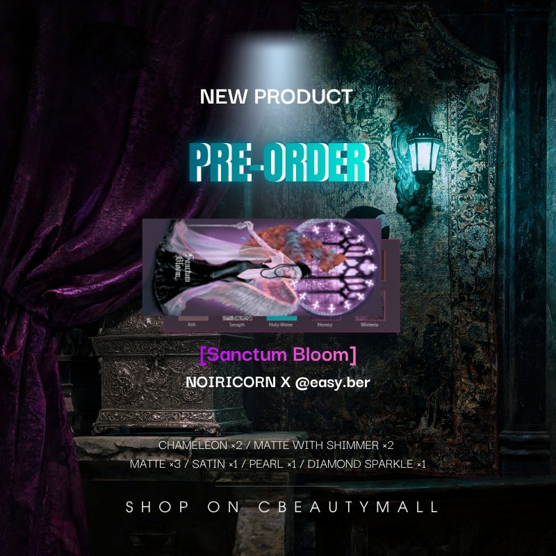NOIRICORN × @easy.ber SANCTUM BLOOM Eyeshadow Palette（Pre-order）